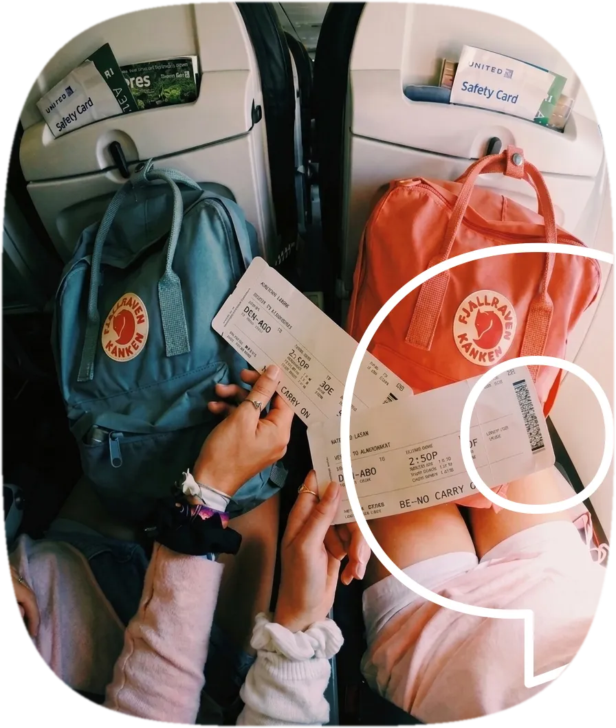 Dettaglio di viaggio con zaini — supporto psichiatrico per adolescenti e Under 25, Mindloft Brescia