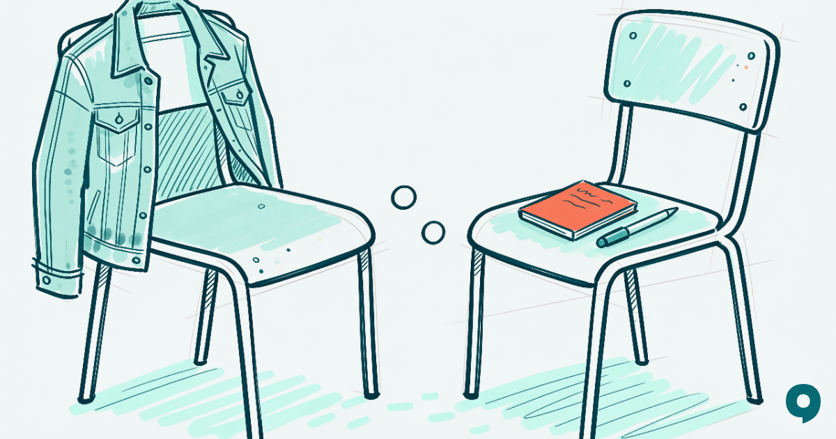 Illustrazione a inchiostro: accesso all'aiuto