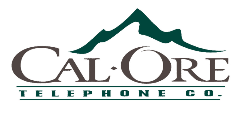 Cal-Ore Telephone Co. logo with stylized mountain graphic above the company name.