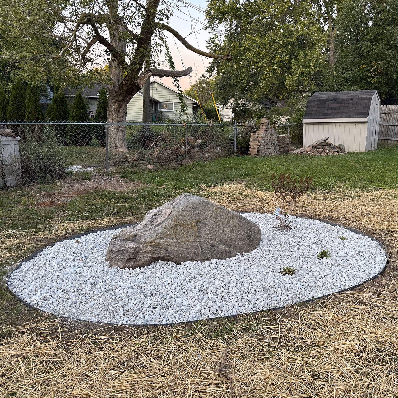 Custom landscape installation for premium residential property