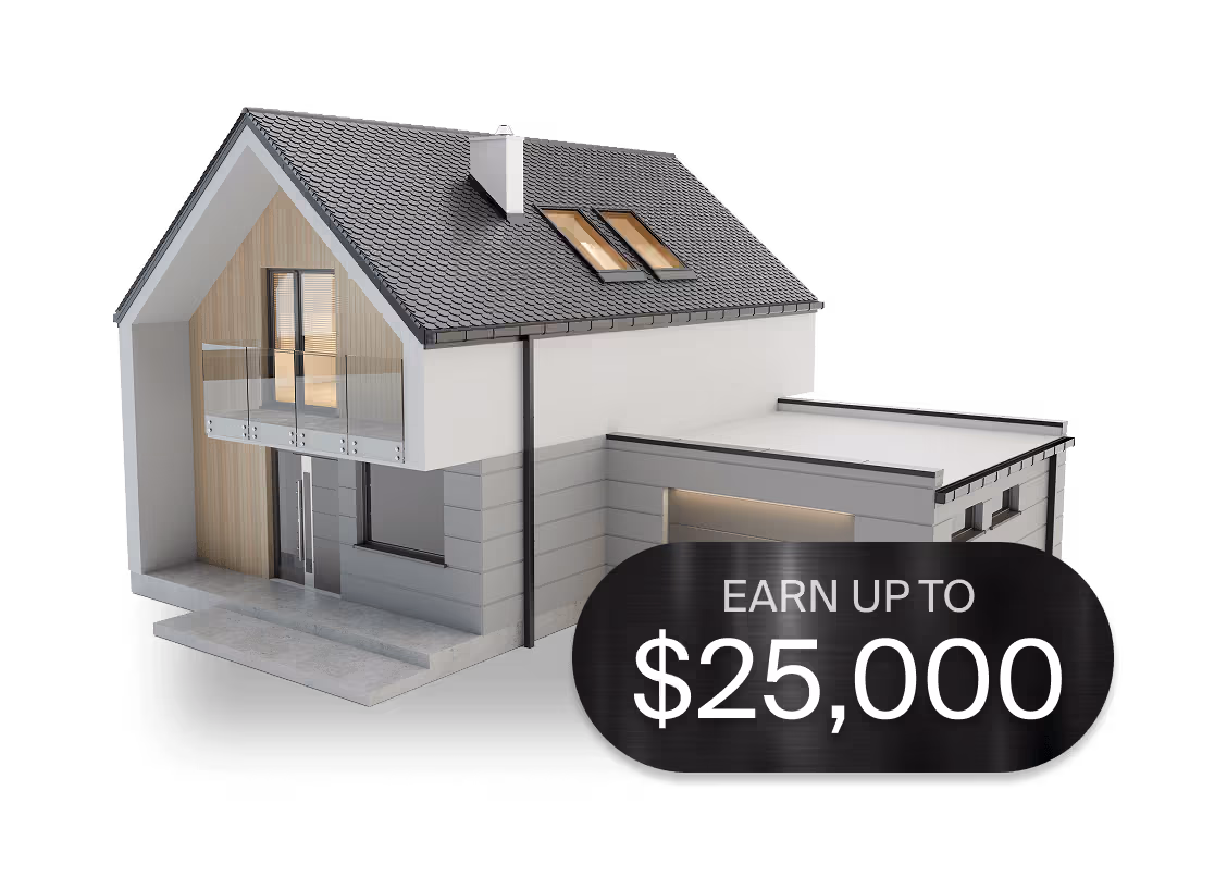 Earn up to $25,000 3D house render.