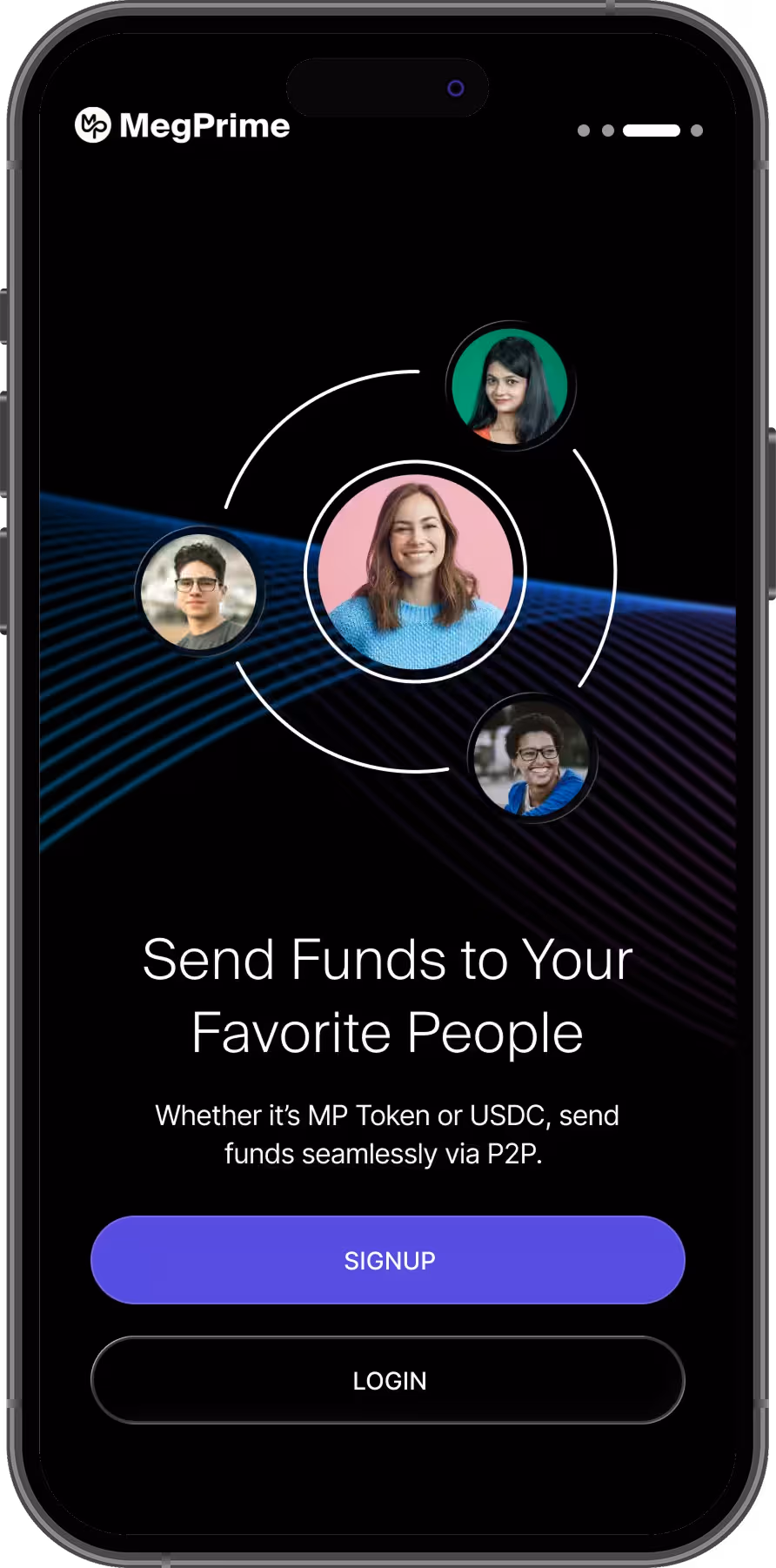 MegPrime P2P Send and Receive