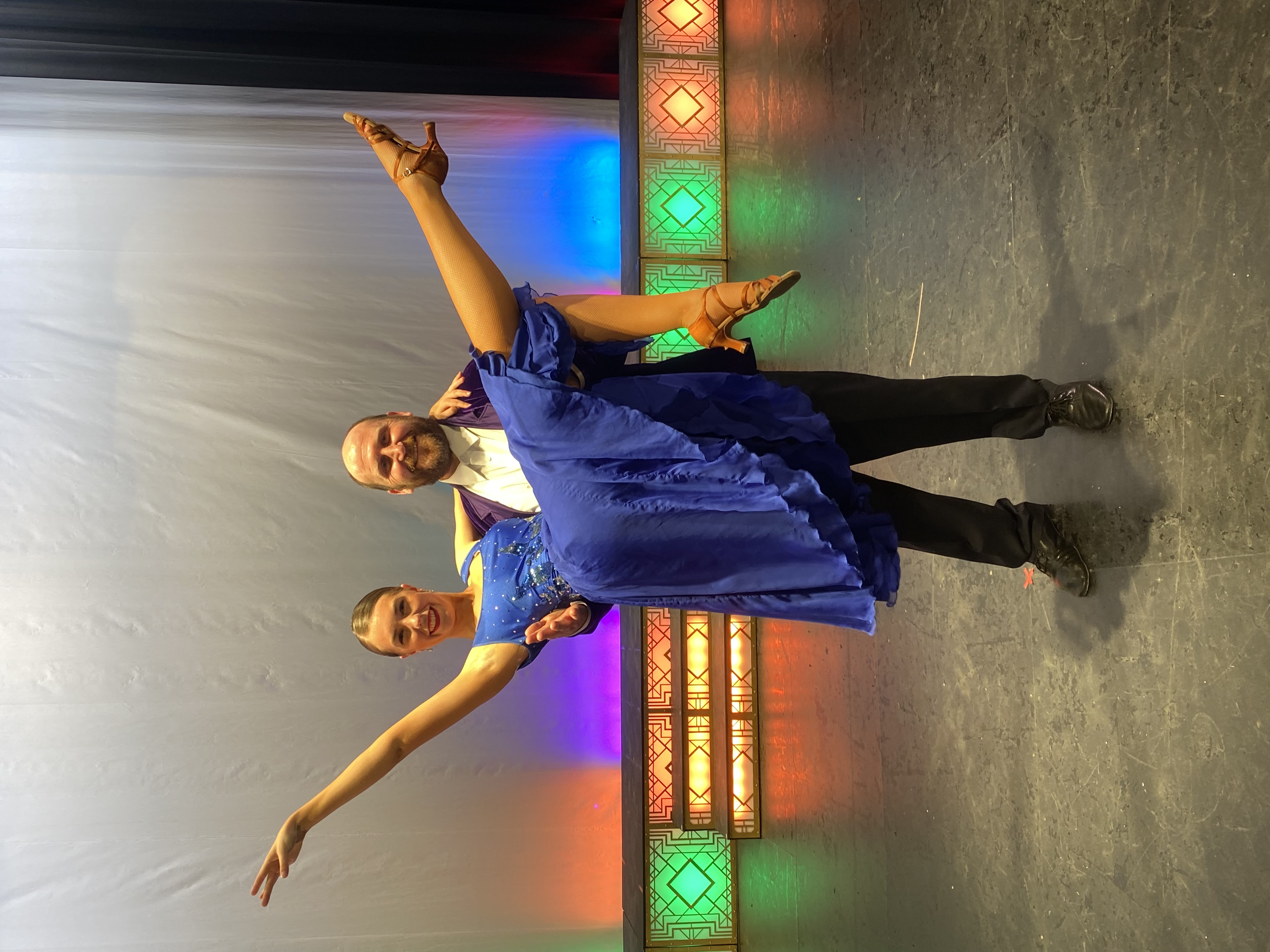 Star lifted in blue dress by contestant