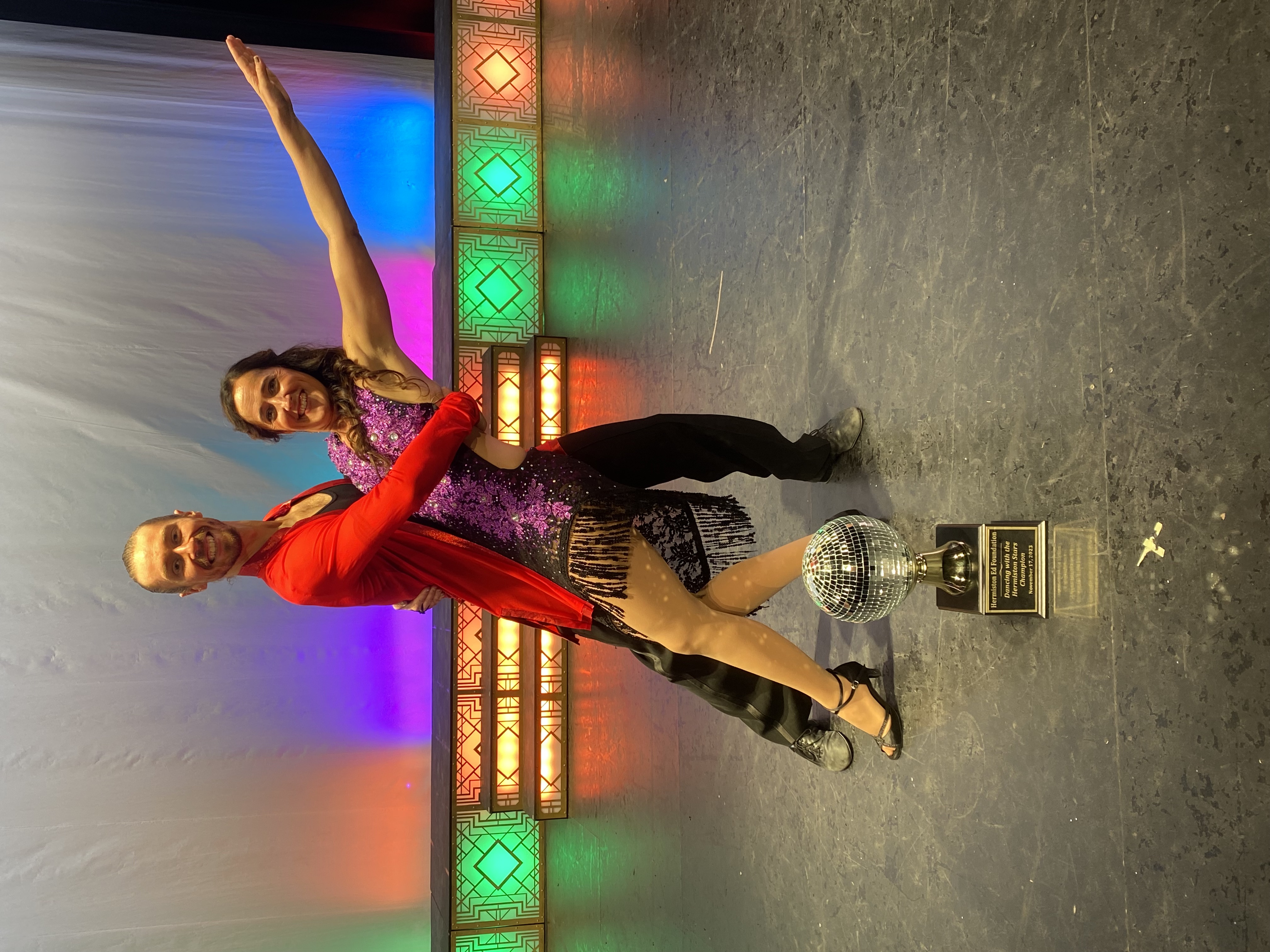 Star with pro dancer