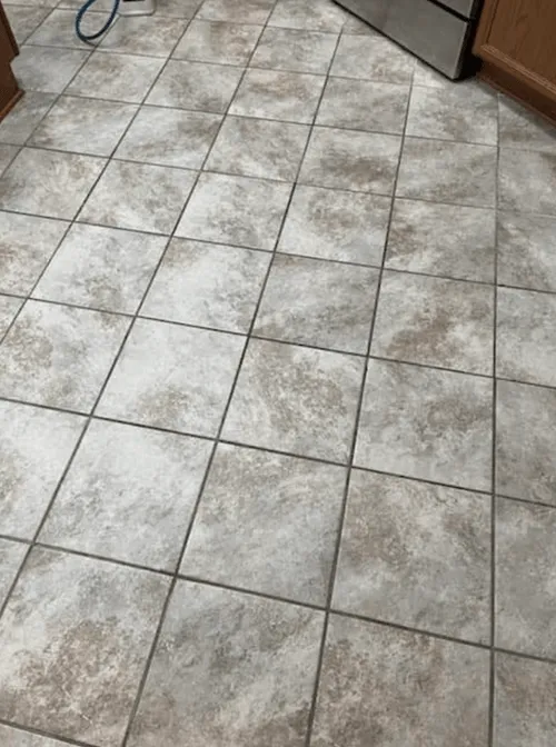 Before tile and grout cleaning service