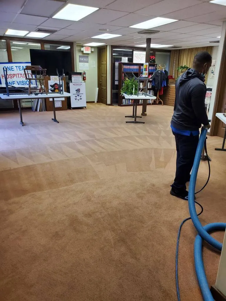 Commercial carpet cleaning