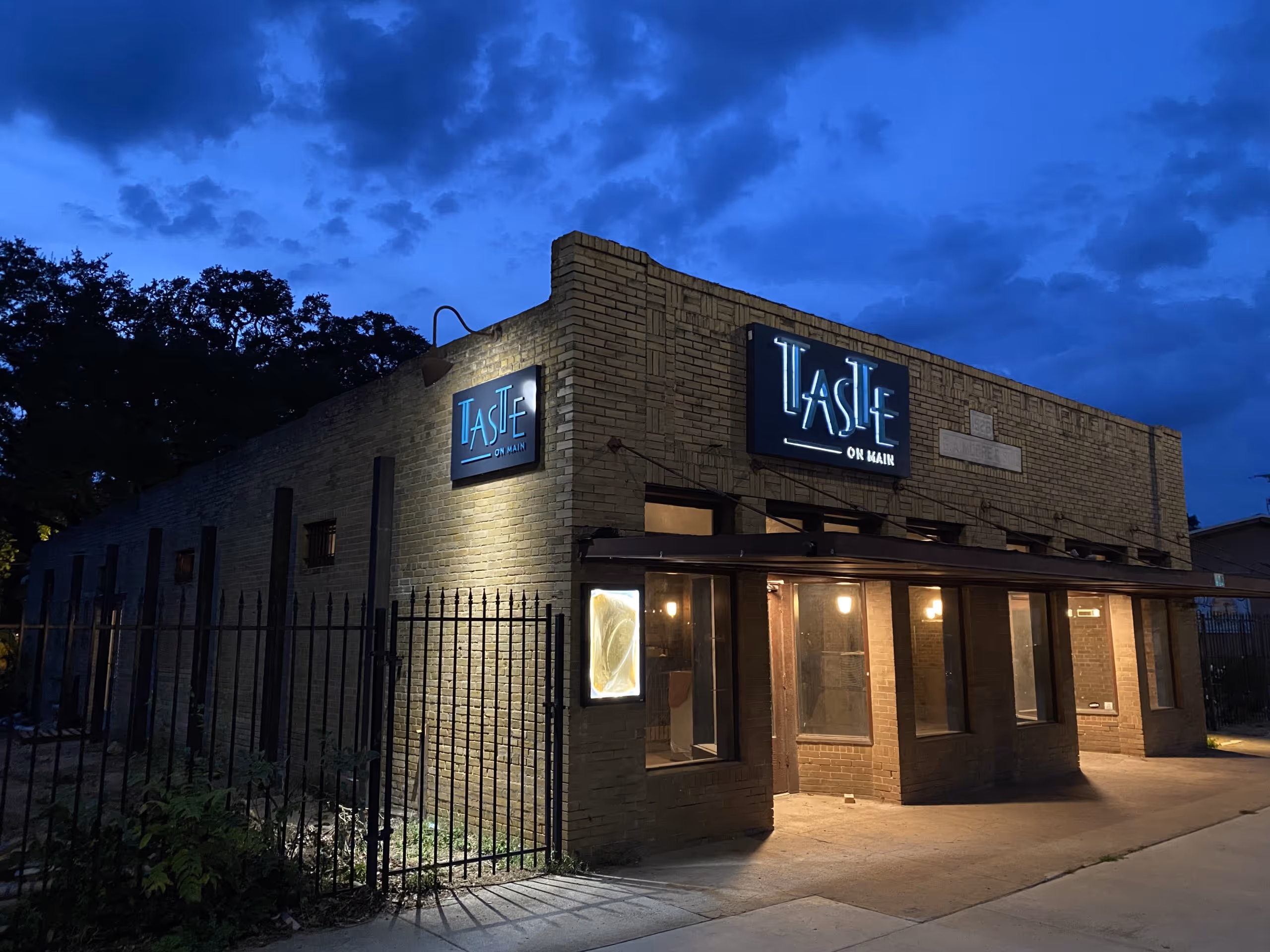 A picture of the local restaurant