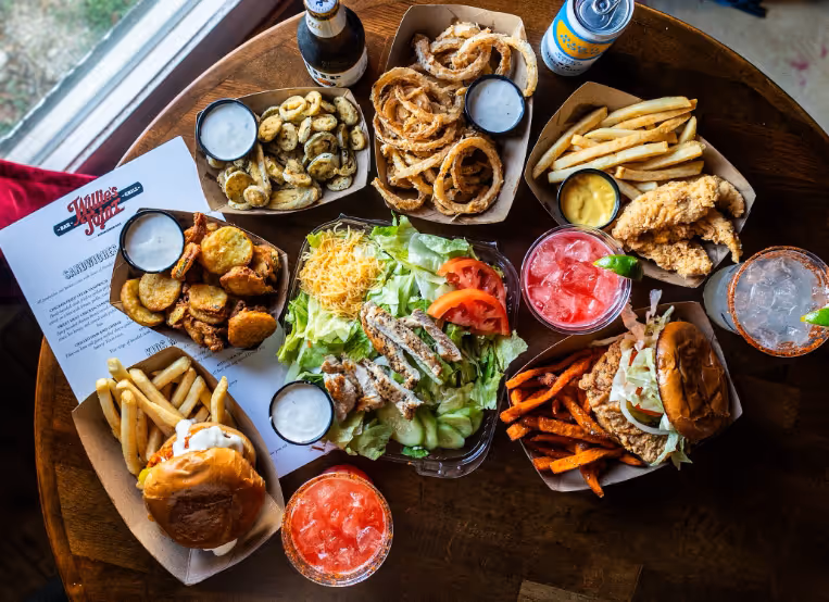 A picture of the local restaurant