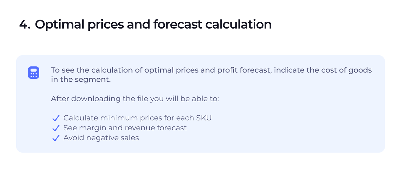 PriceMind marketplace connection setup state