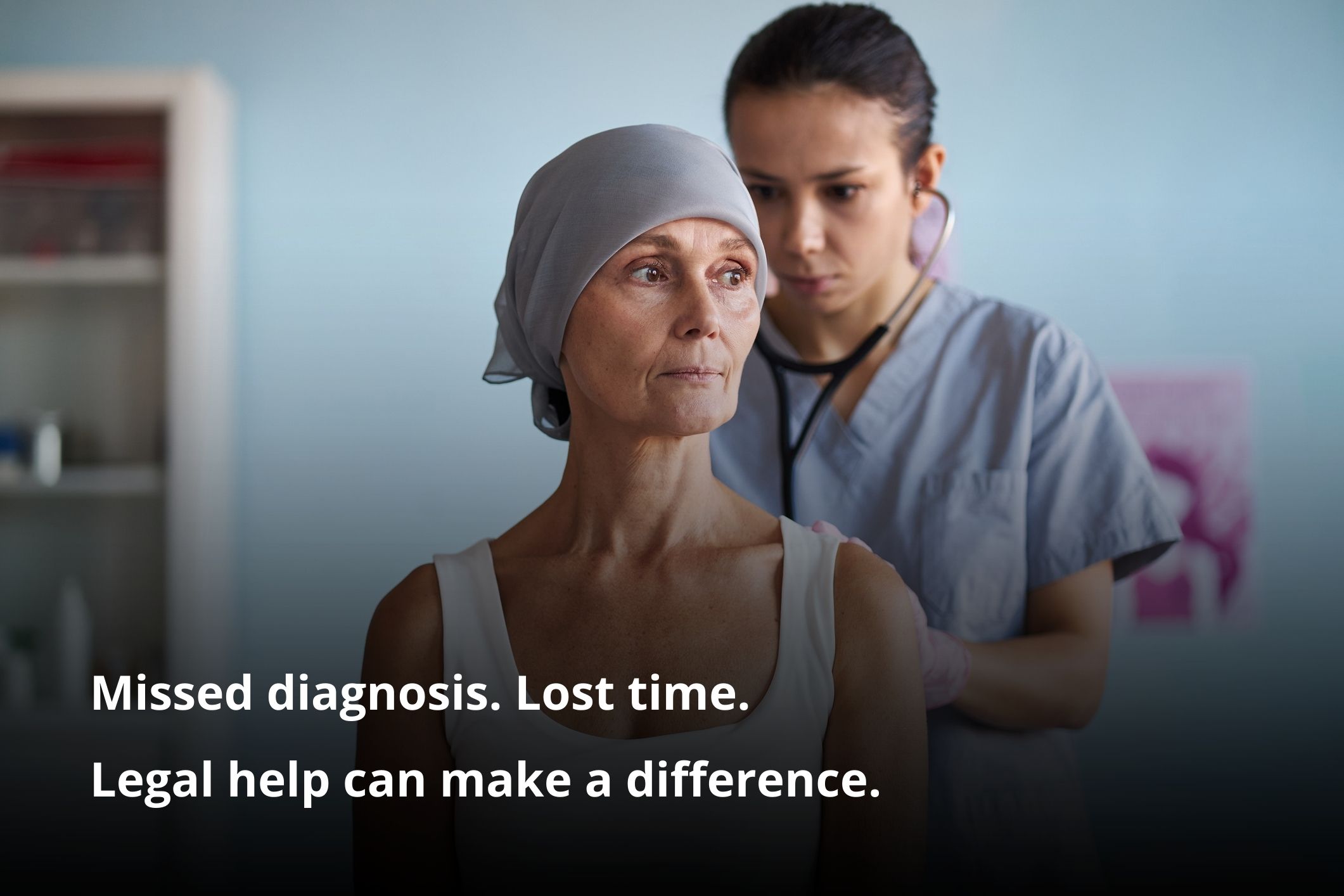 A cancer patient receiving better care after working with an Anaheim misdiagnosis lawyer.