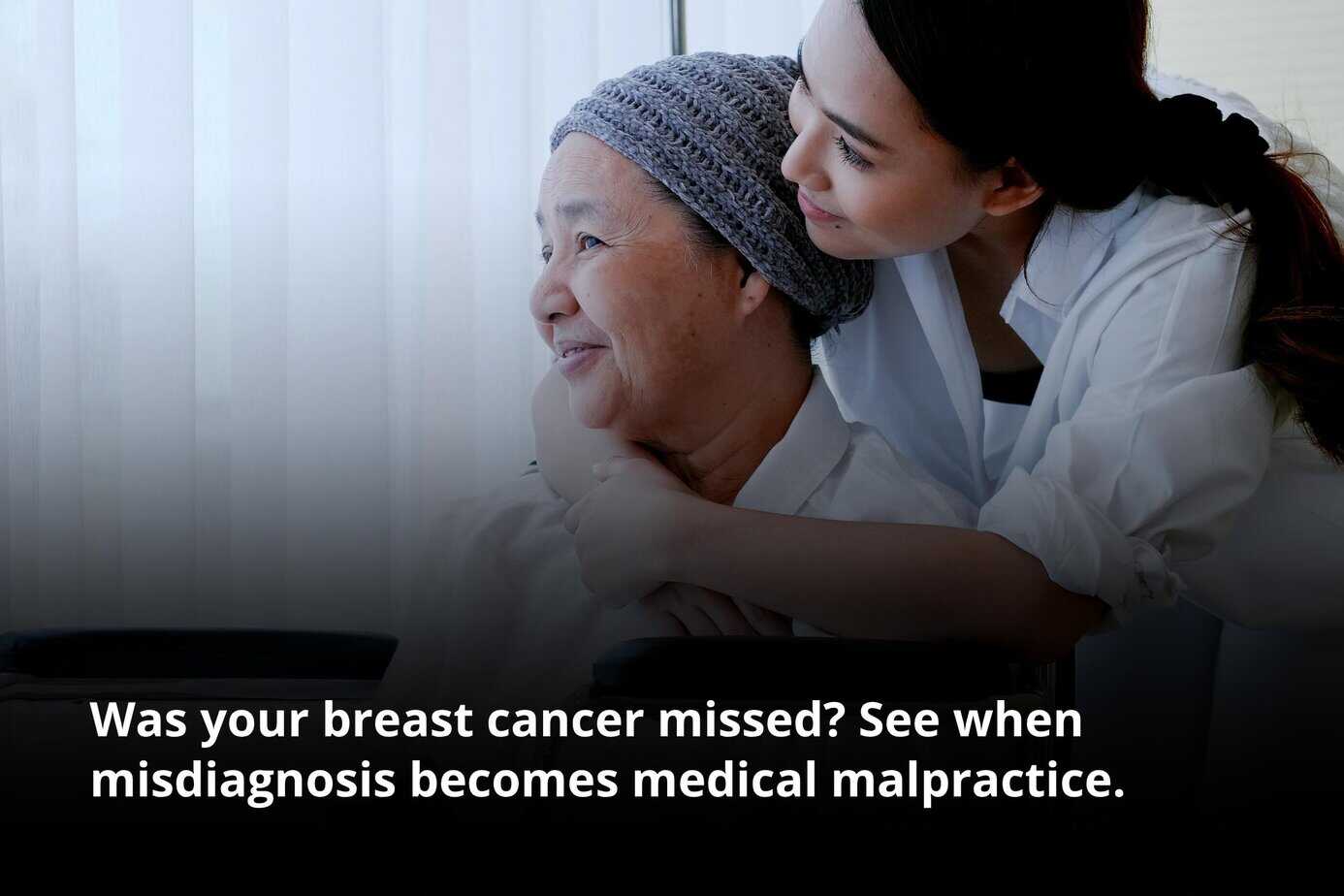 Daughter supporting mother during treatment, reflecting an Orange County breast cancer misdiagnosis attorney case.