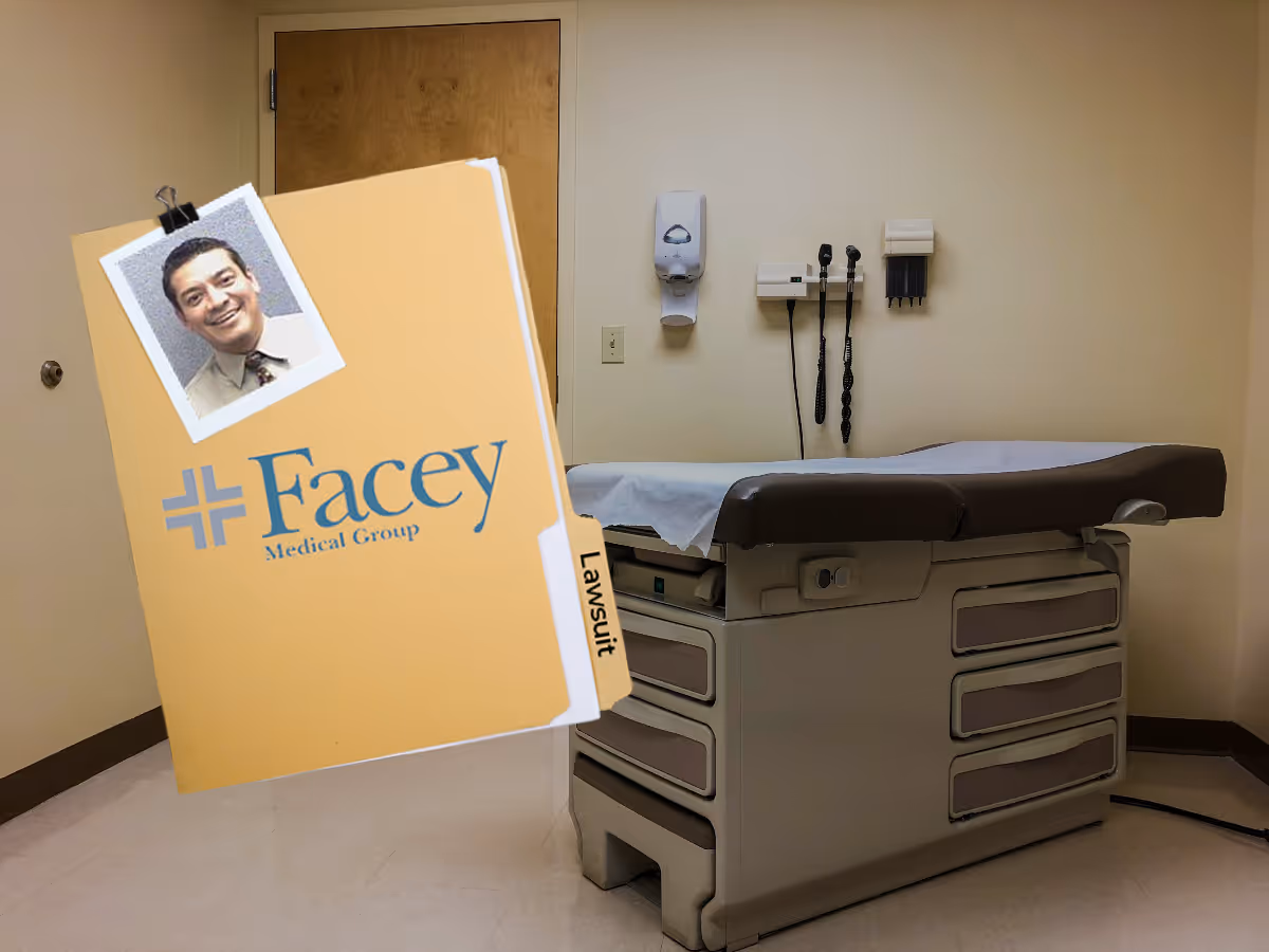 An empty doctor's exam room with table, diagnostic devices on wall, and shut door.|An empty doctor's exam room with table, diagnostic devices on wall, and shut door.|Dr. Gregory Castillio