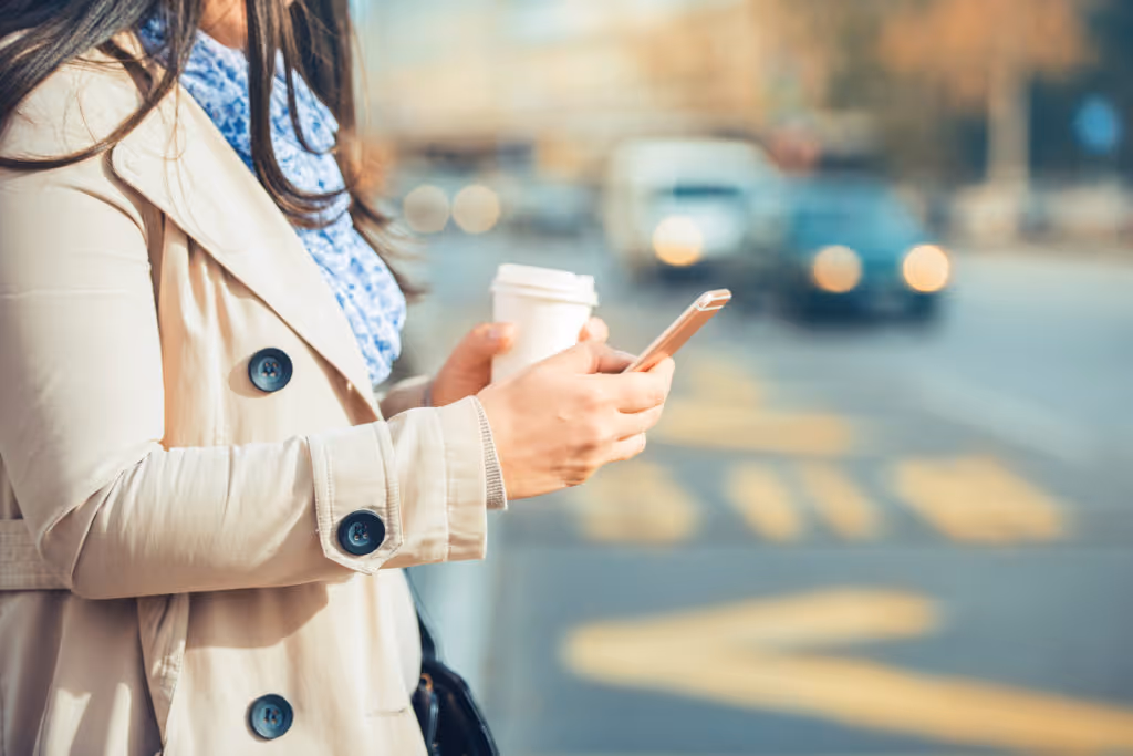 woman on cell phone