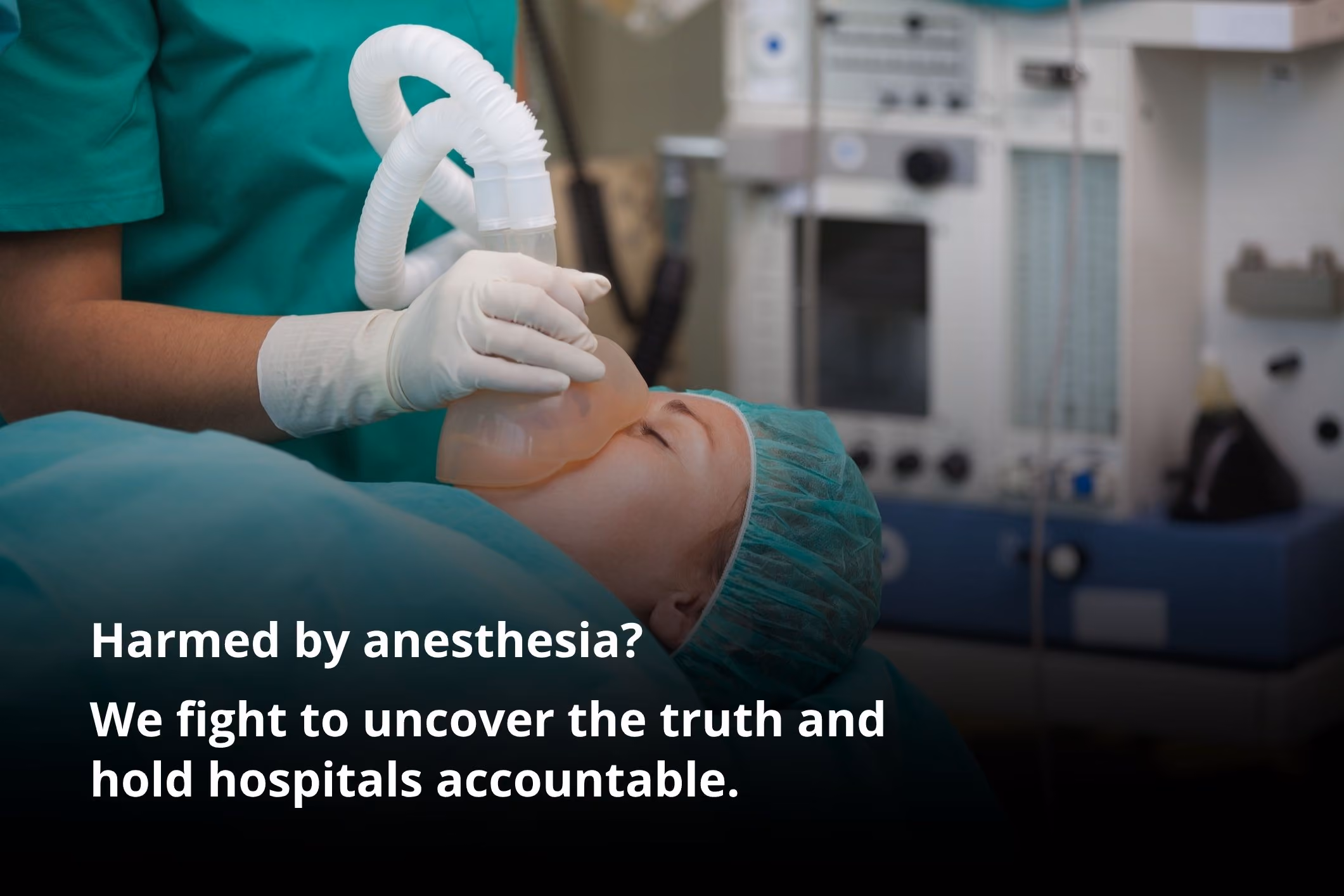 A medical professional monitoring a patient under sedation, highlighting the standard of care expected by a California anesthesia error attorney.