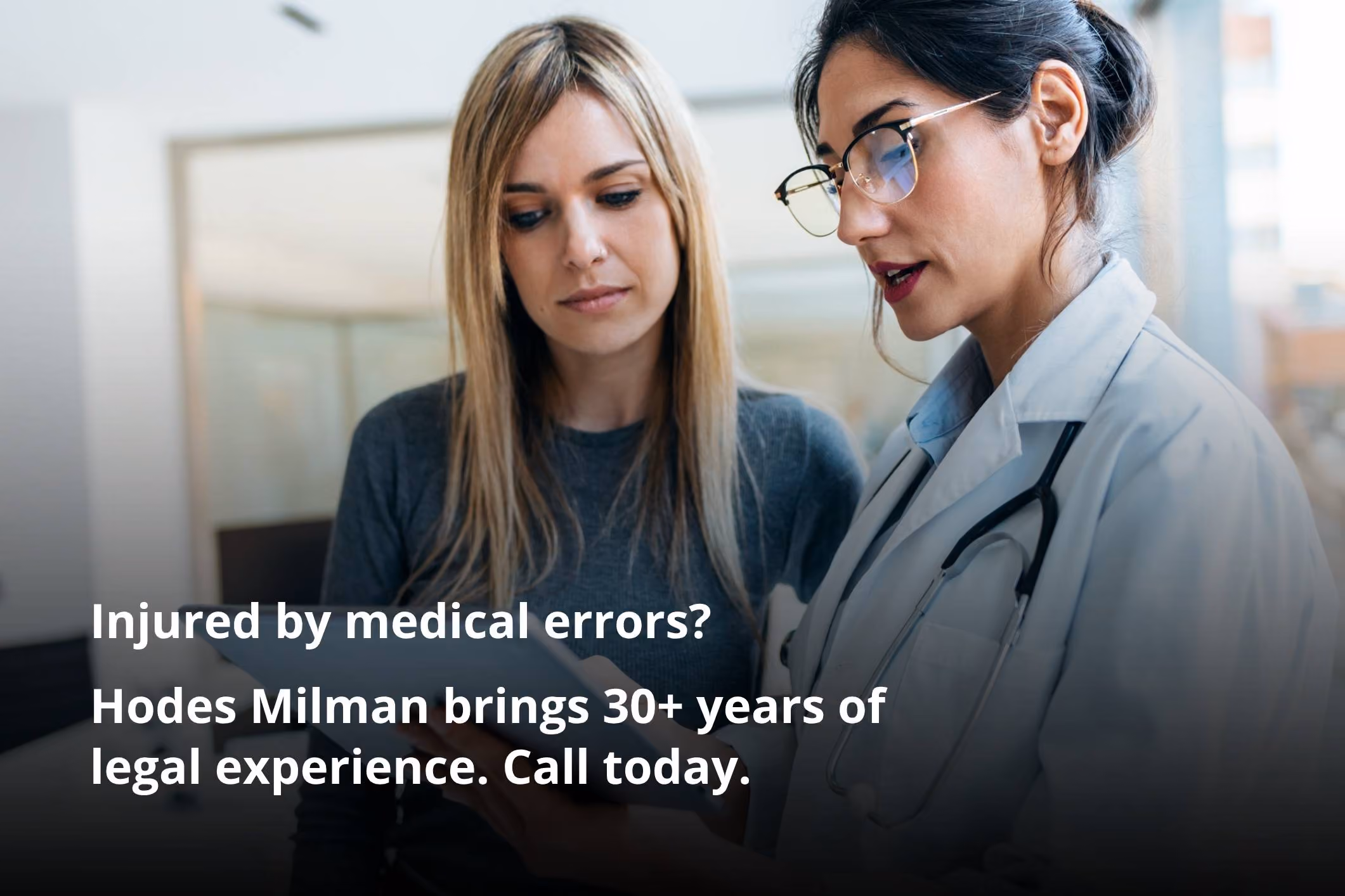 A doctor advises seeking out a San Juan Capistrano malpractice lawyer.