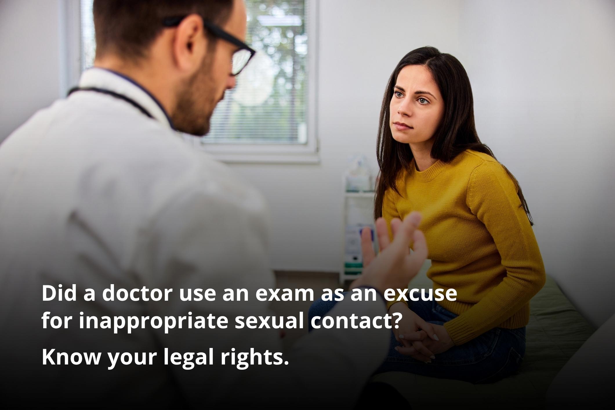 A California doctor sexual abuse lawyer represents patients harmed during medical care.
