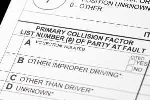 orange county car accident case report