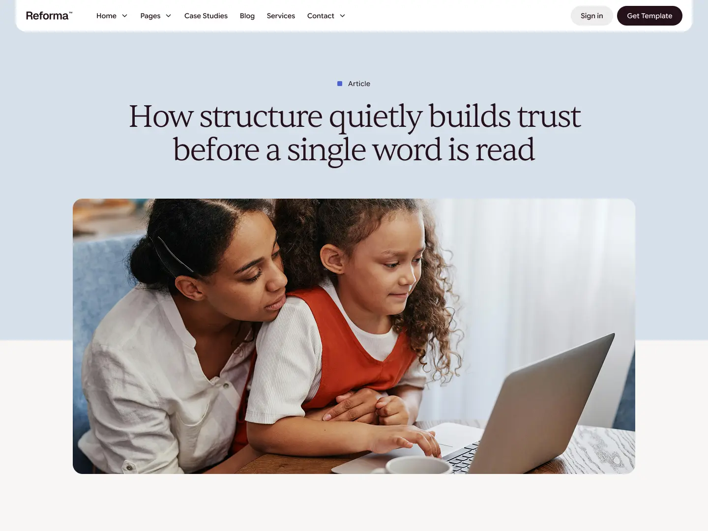 Blog Article (CMS)