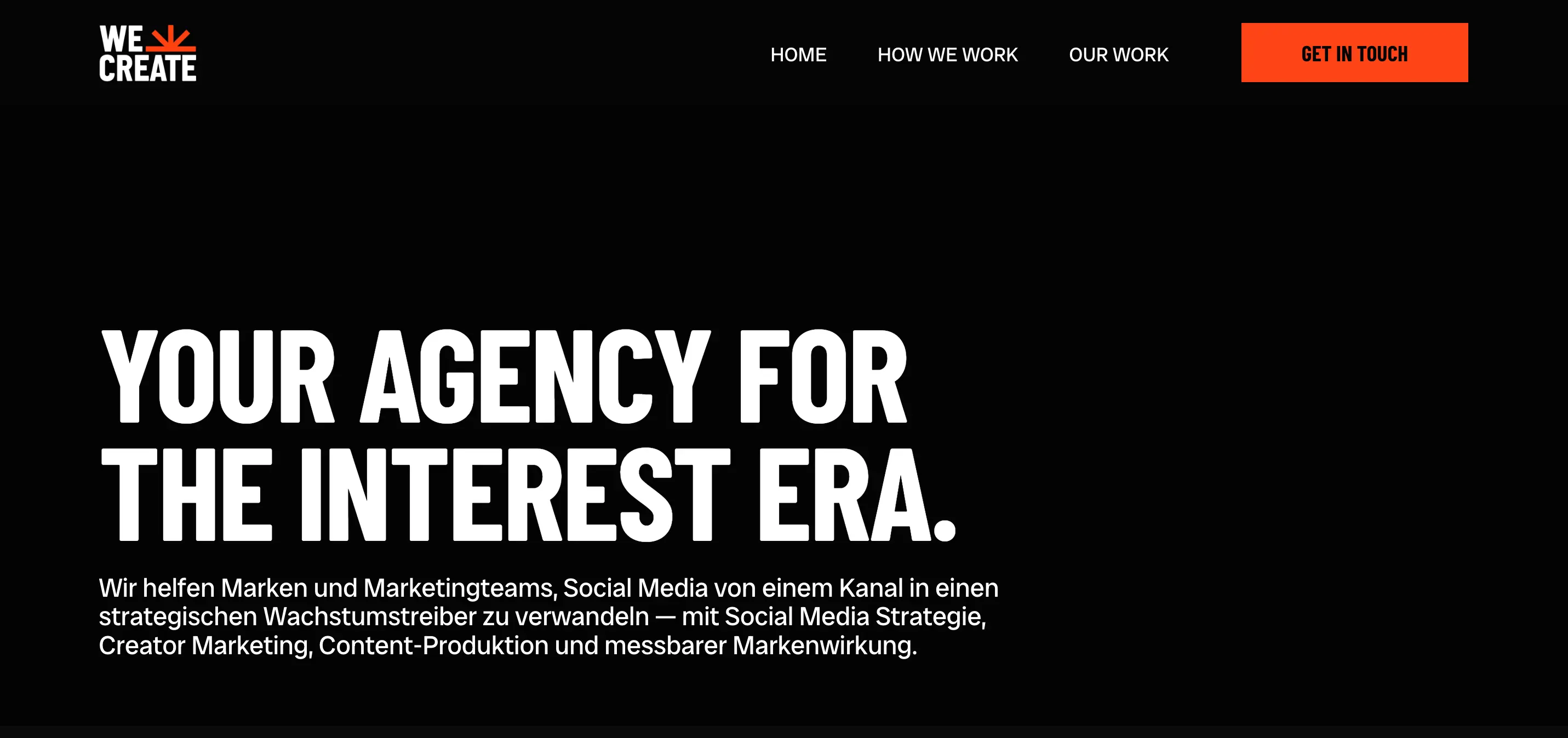 Social Media Agentur WeCreate Agentur