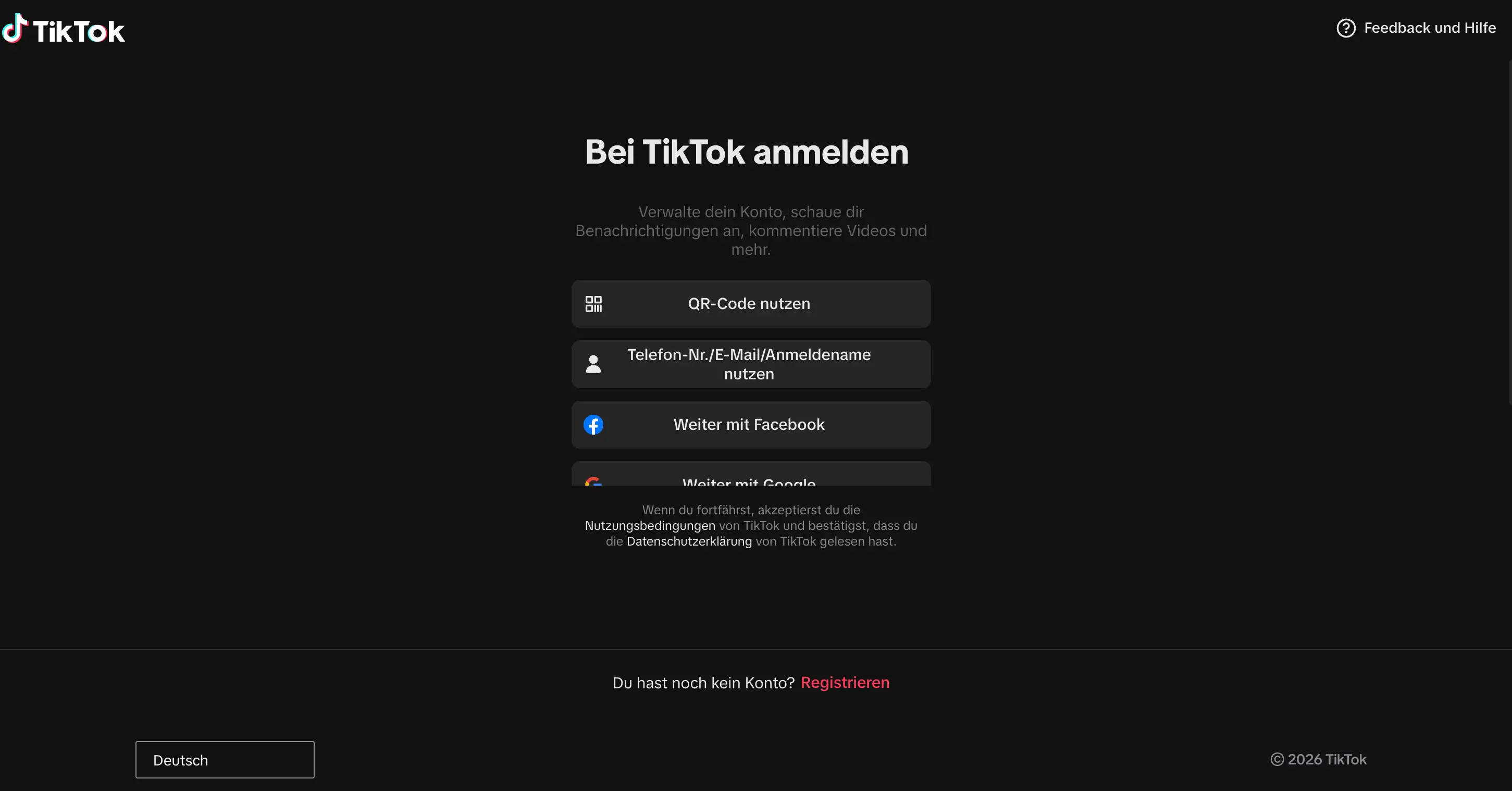 TikTok Social Media Plattform