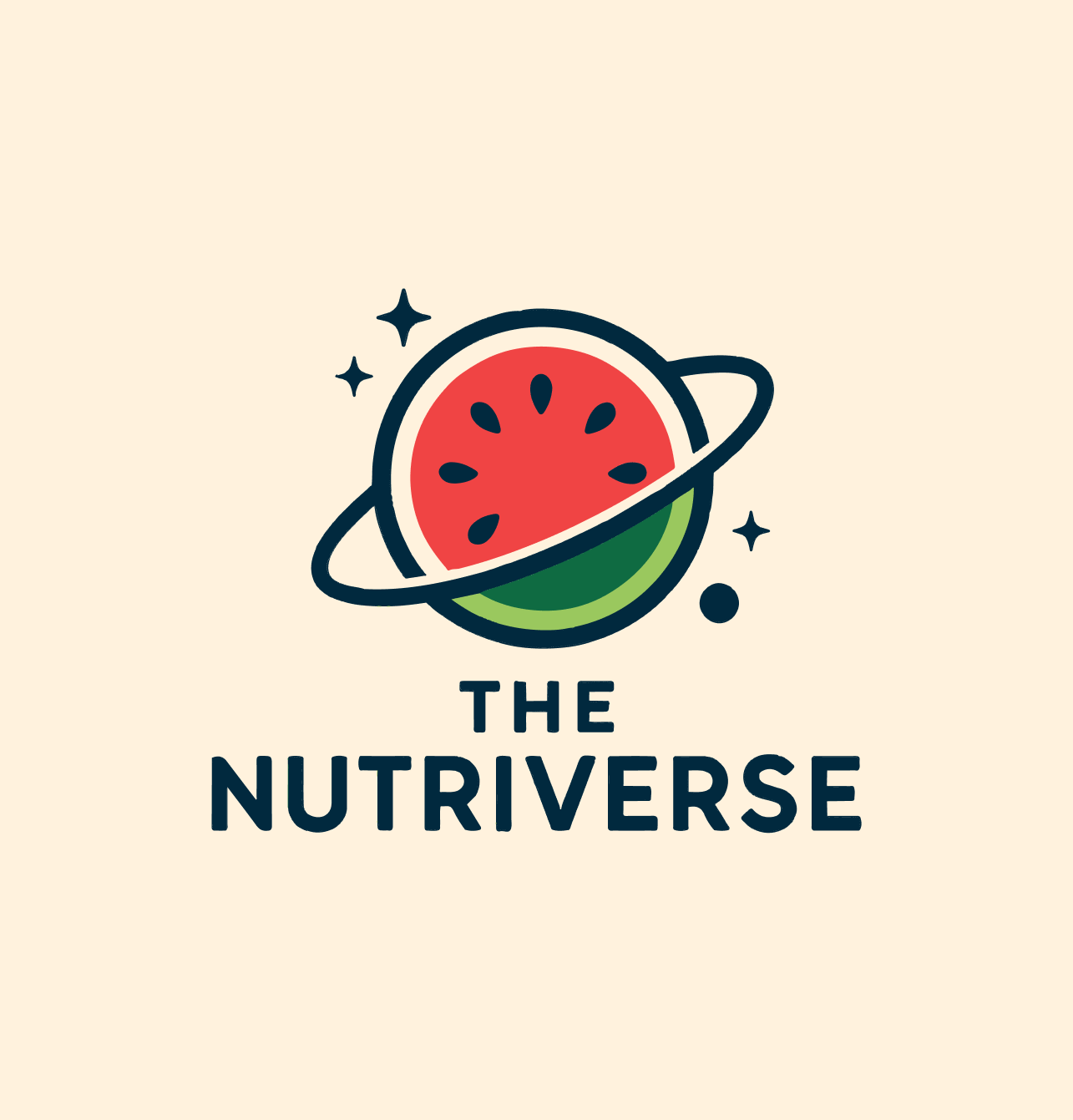 Logo-Mockup „The Nutriverse“ aus dem Case-Study-Portfolio von Dein Blickfänger