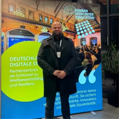 Kunden-Case: Foto von einer Branchenveranstaltung (German Datacenter Association, 'Deutschlands digitale Stärke')
