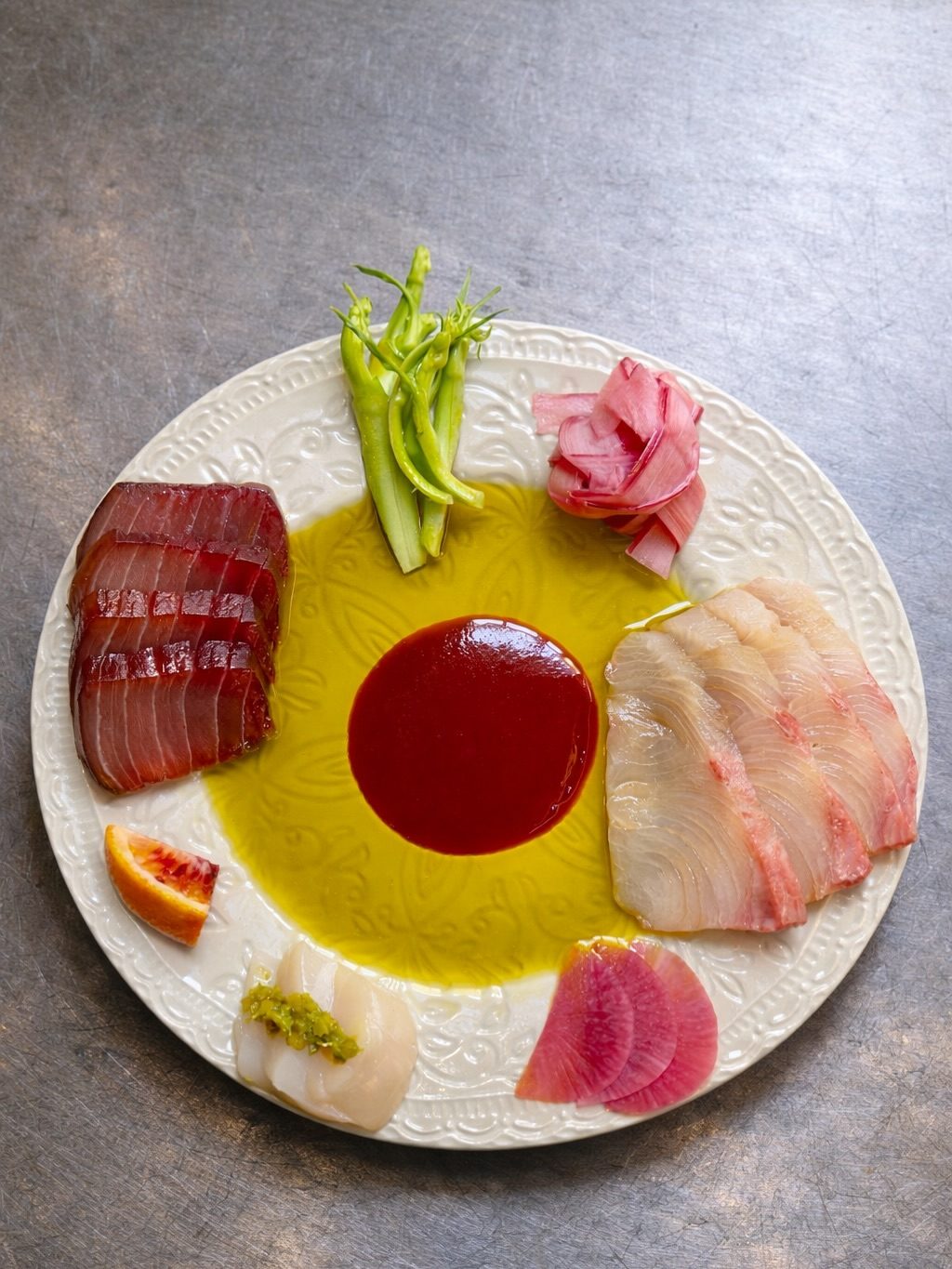 Assiette de sashimi