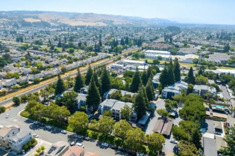 Neighborhood arial view