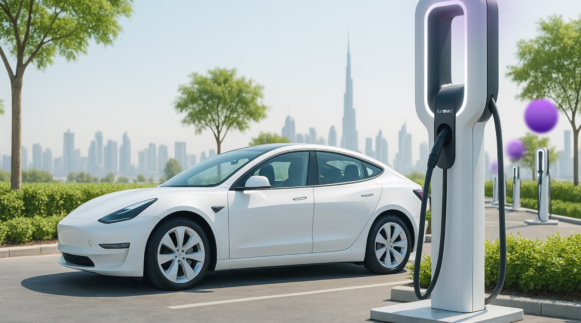 ForEVo EV charging station in Dubai
