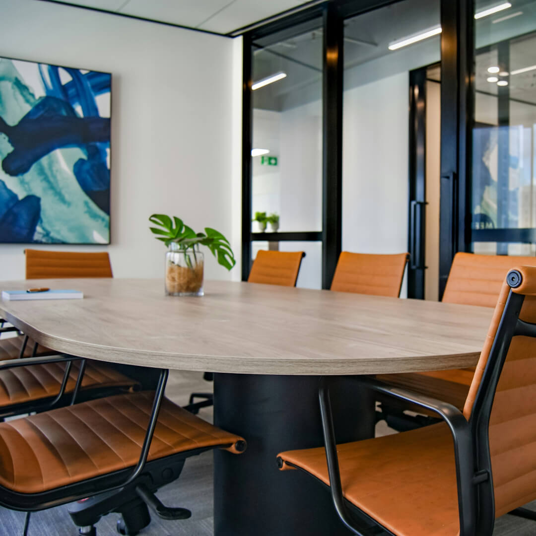 Board room where ERG leadership meets to plan clinical trial operations