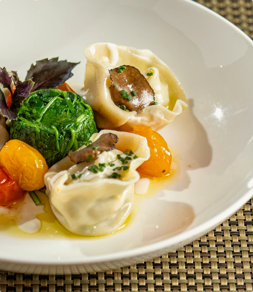 Artichoke & Mushroom Tortelli