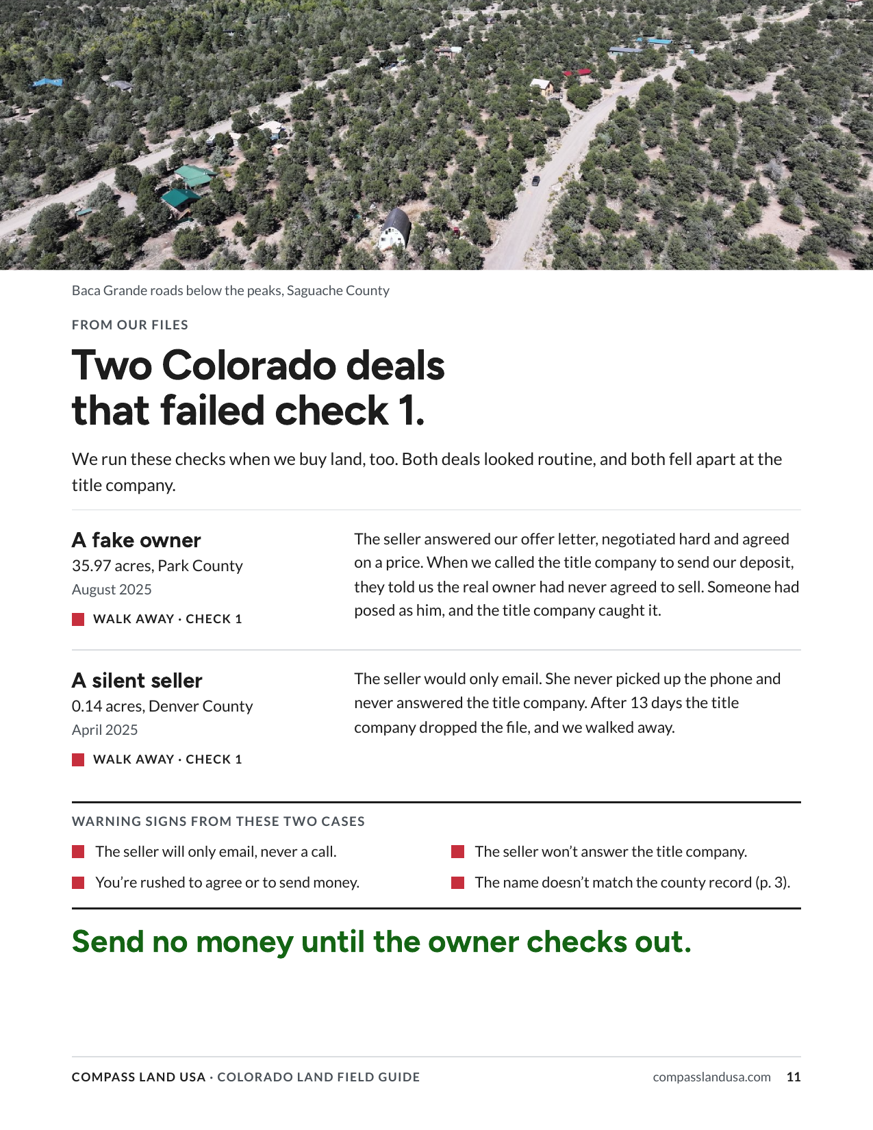 Deals we walked away from