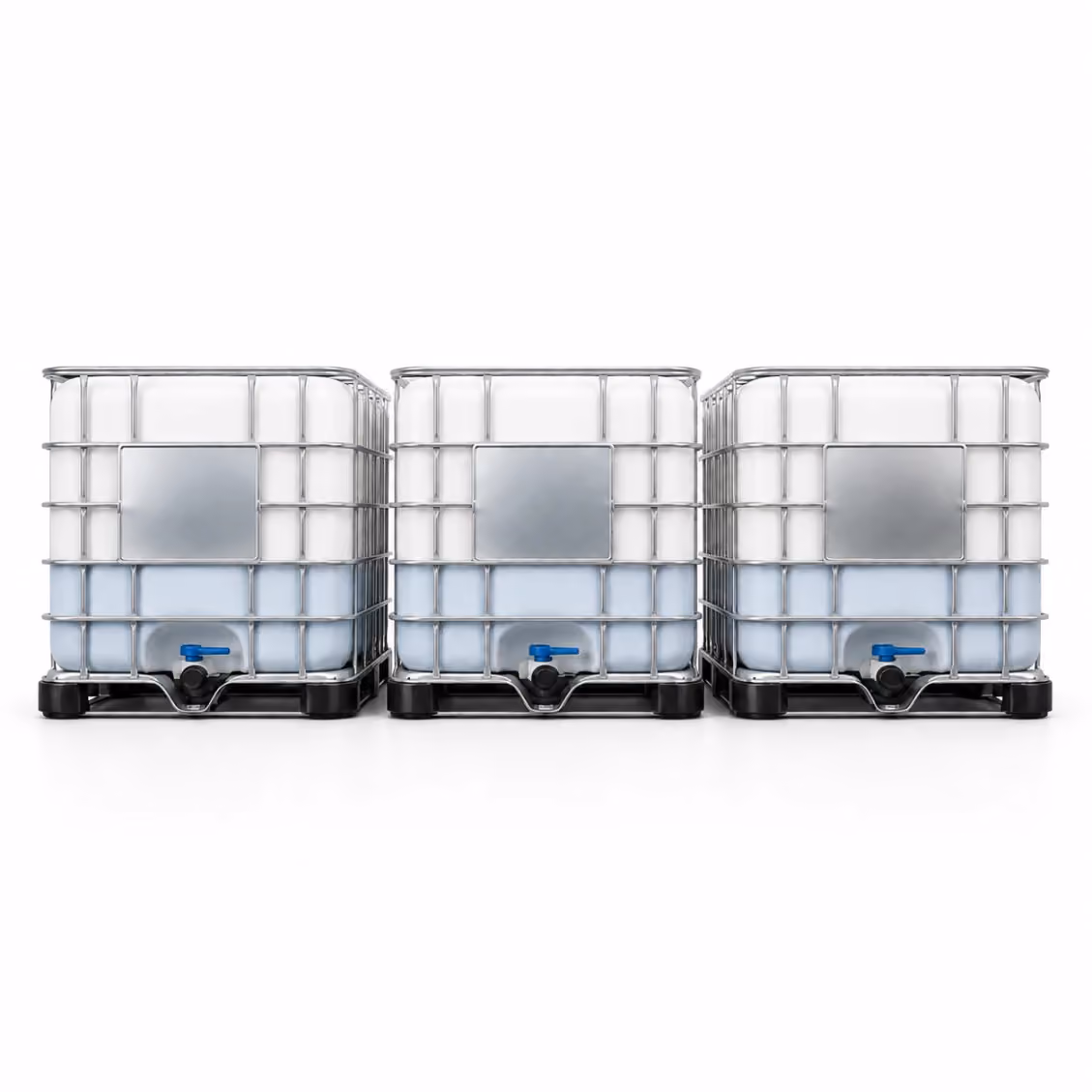IBC steel cage and pallet base