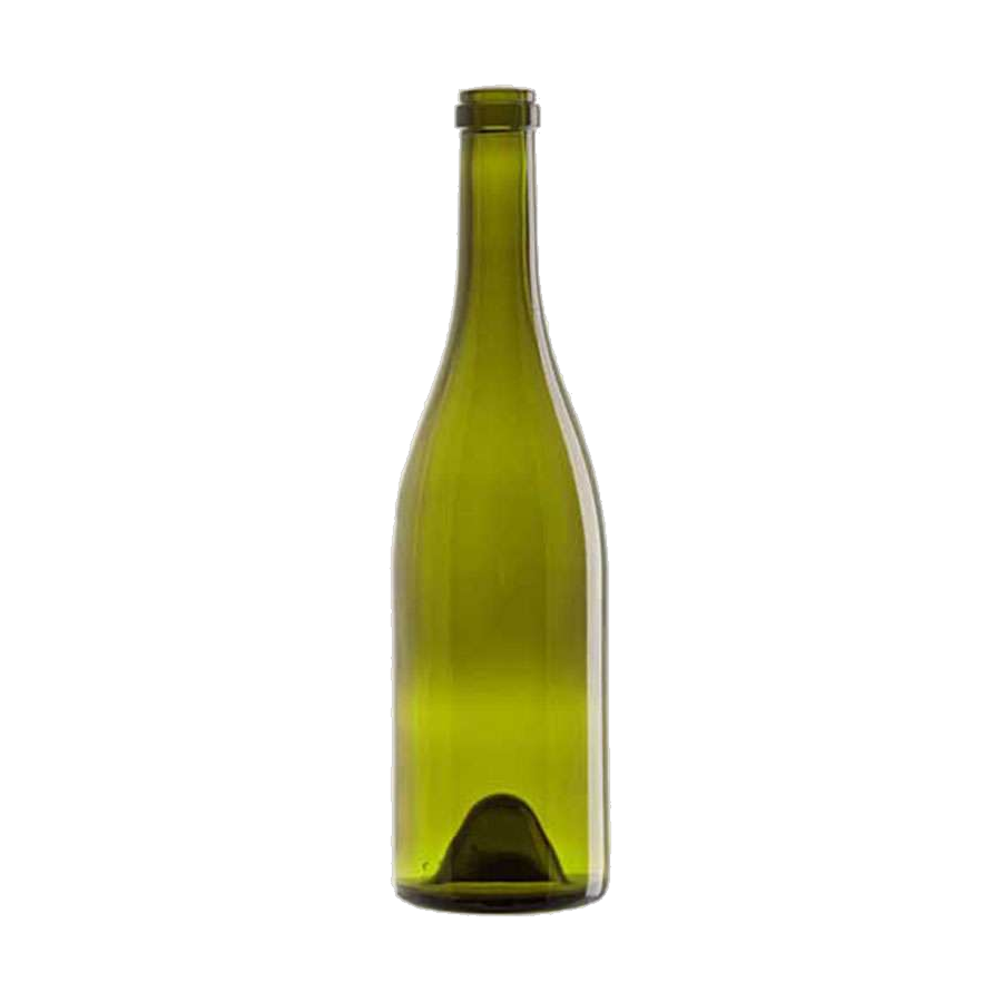 750 mL Burgundy Heavyweight 33 mm Cork — Antique Green glass