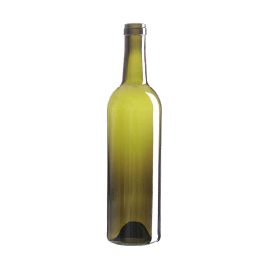 750 mL Bordeaux Heavyweight 32 mm Cork — Antique Green glass