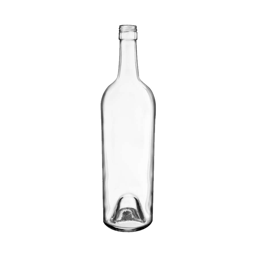 750 mL Bordeaux Tapered 30x60 Screw Cap - Flint