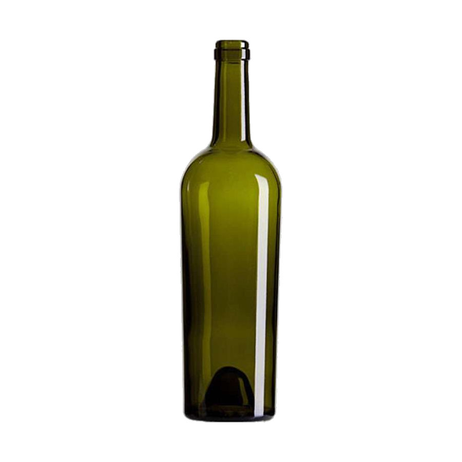750 mL Bordeaux Tapered 28.9 mm Cork — Antique Green glass