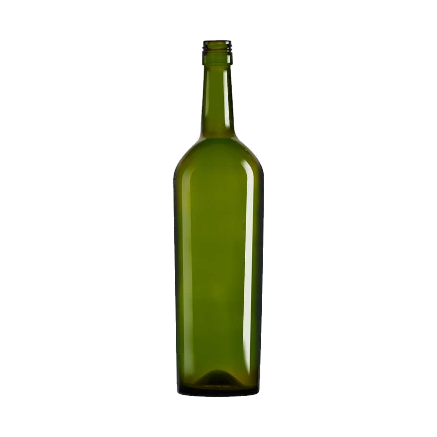 750 mL Bordeaux Tapered Lightweight 30x60 Screw Cap - Antique Green