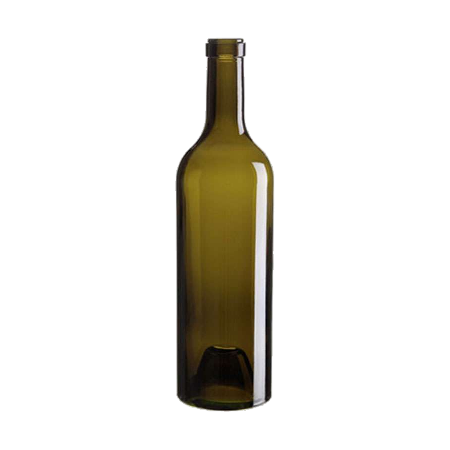 750 mL Bordeaux Heavyweight 32.5 mm Cork — Antique Green glass