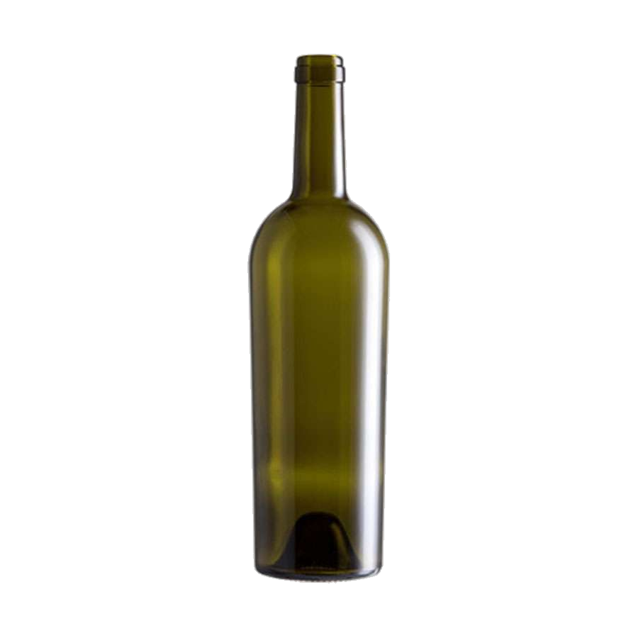 750 mL Bordeaux Tapered 29.5 mm Cork — Antique Green glass