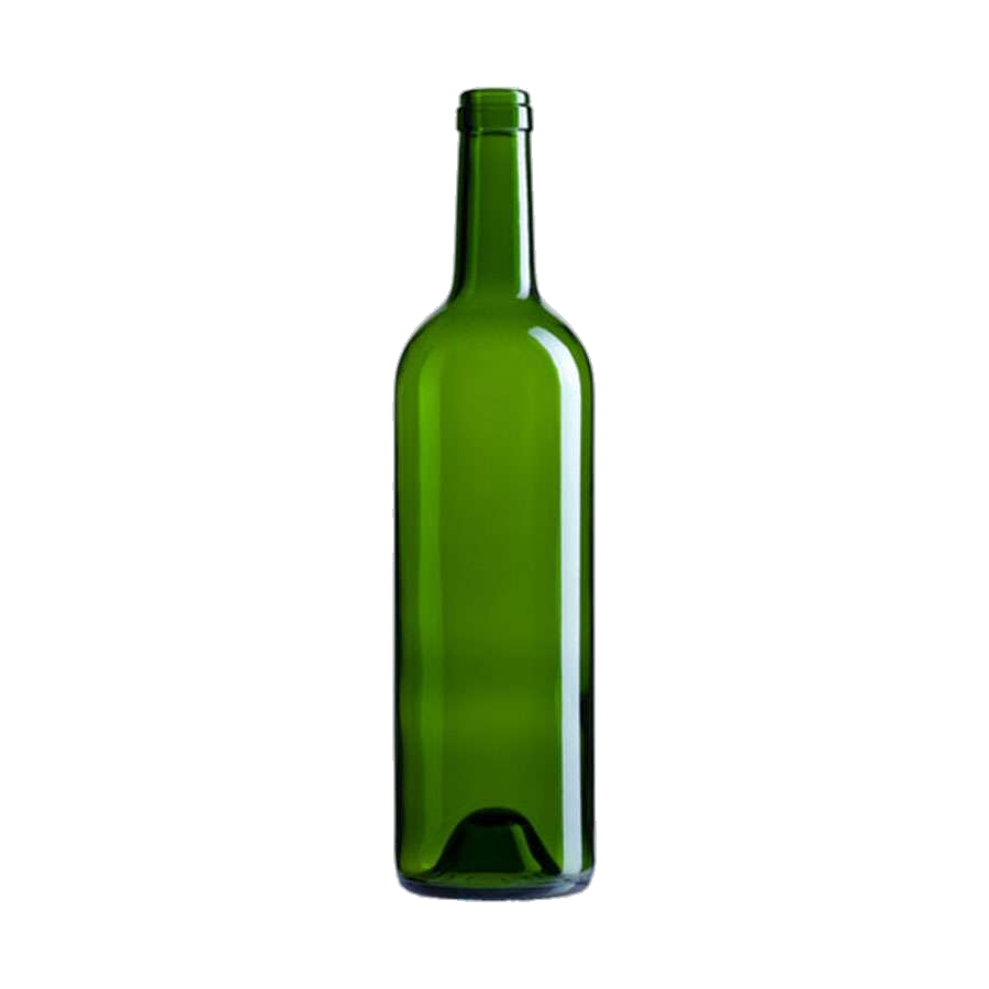 750 mL Bordeaux 29.5 mm Cork Tradition — Champagne Green glass