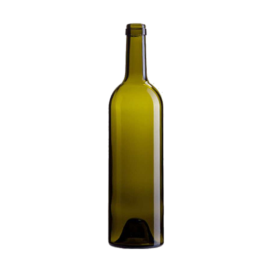750 mL Bordeaux 29.5 mm Cork Tradition Premium - Antique Green — Antique Green glass
