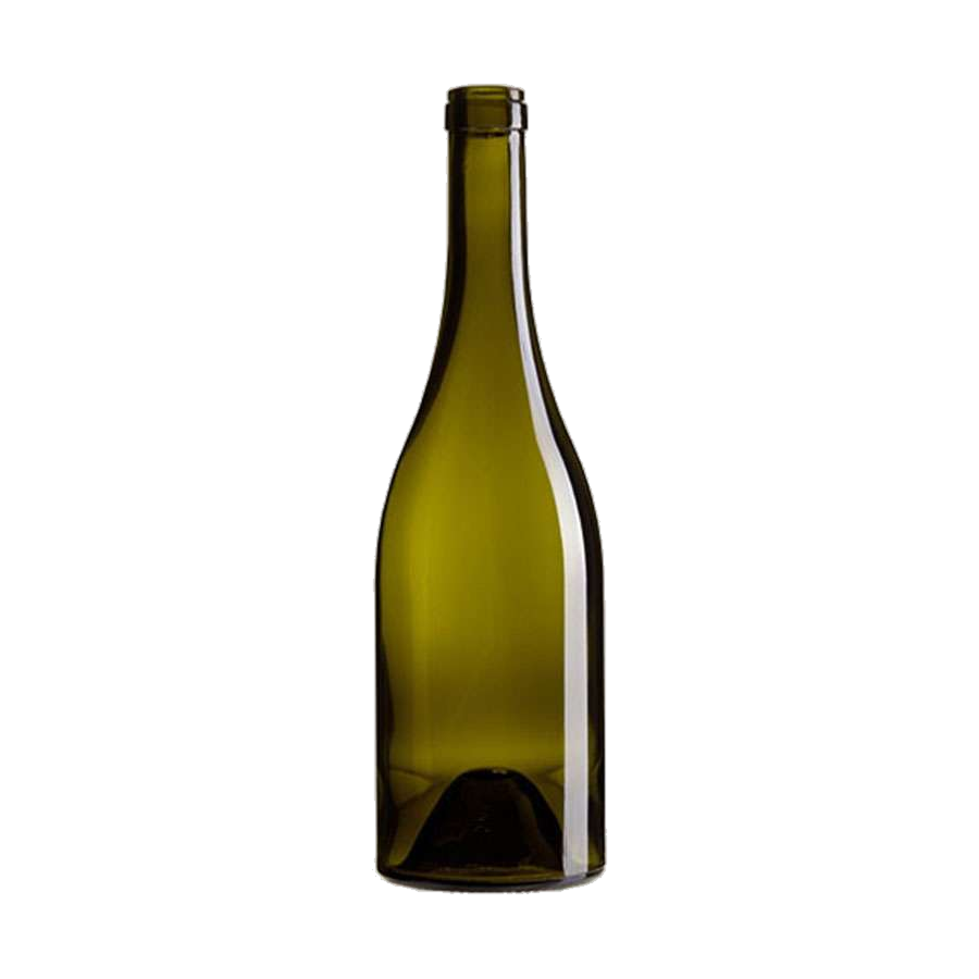 750 mL Burgundy Heavyweight 32 mm Cork Agape - Antique Green — Antique Green glass