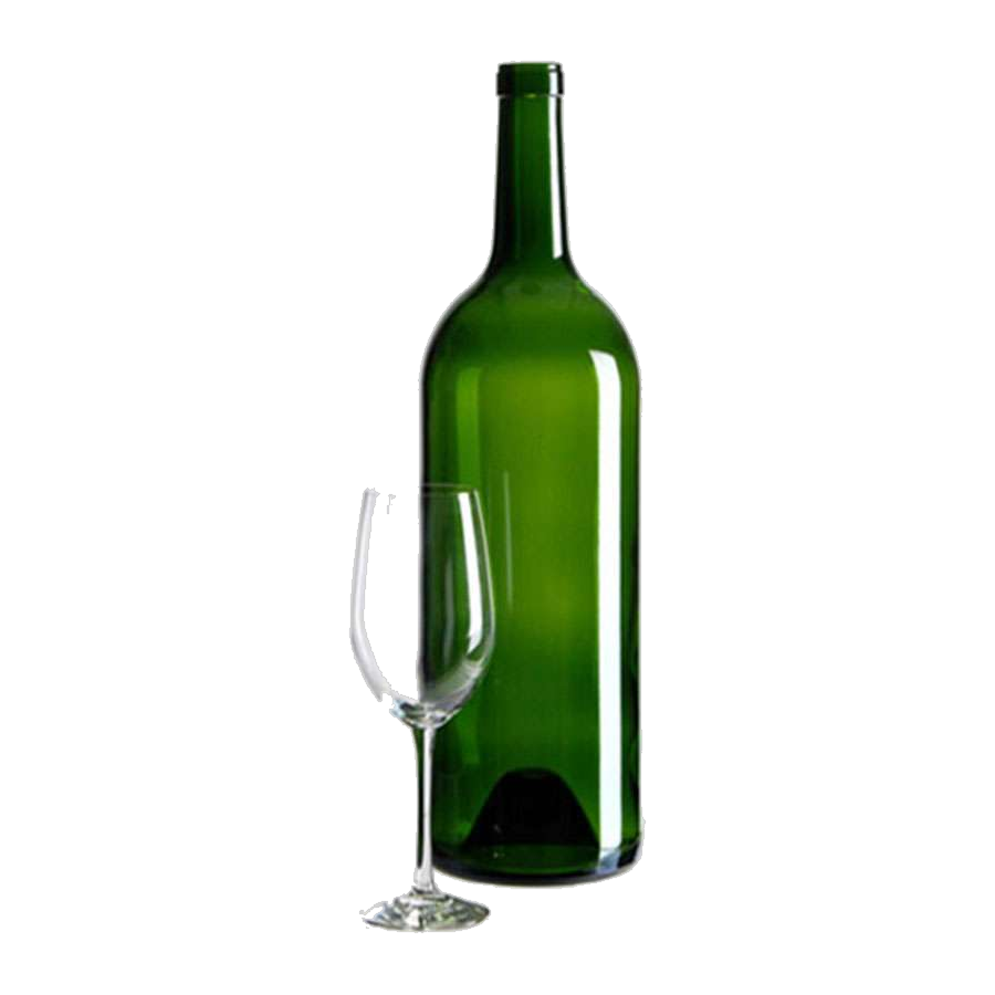 3 L Bordeaux 43 mm Cork Bordelaise - Champagne Green