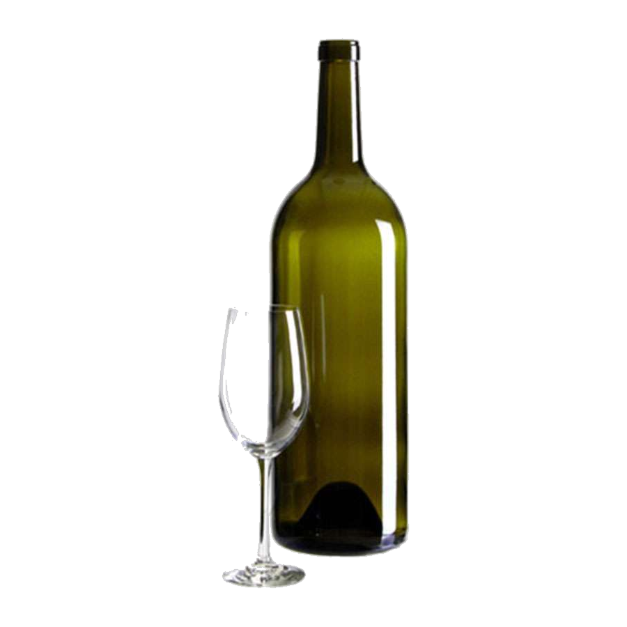 3 L Bordeaux 43 mm Cork Bordelaise - Antique Green
