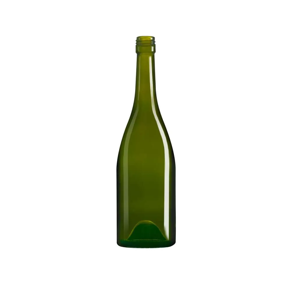 750 mL Burgundy Wide Body 30x60 Screw Cap - Antique Green