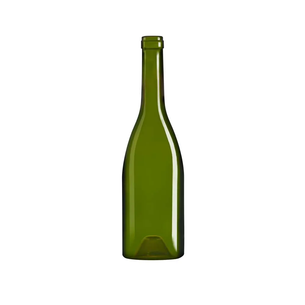 750 mL Burgundy 30 mm Cork — Antique Green glass