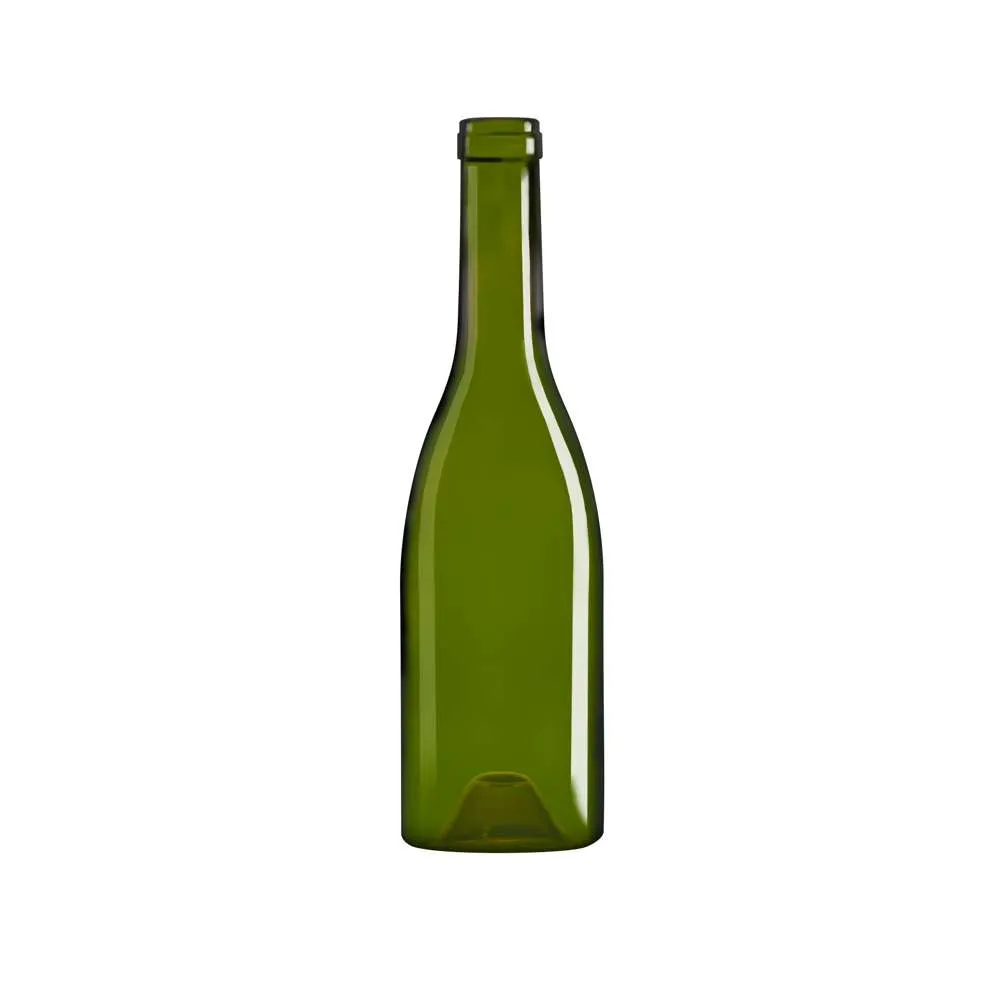 750 mL Burgundy 32 mm Cork Roble Carree — Antique Green glass