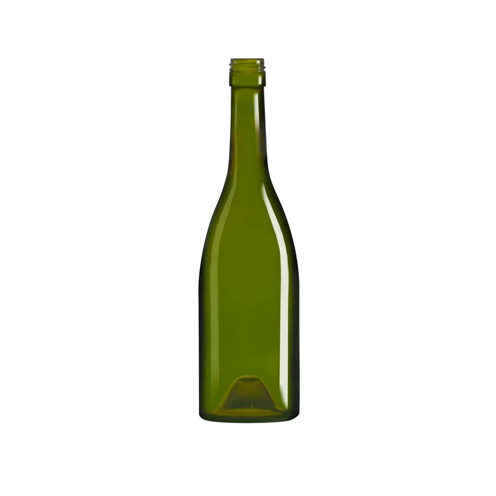 750 mL Burgundy 30x60 Screw Cap Roble — Antique Green glass