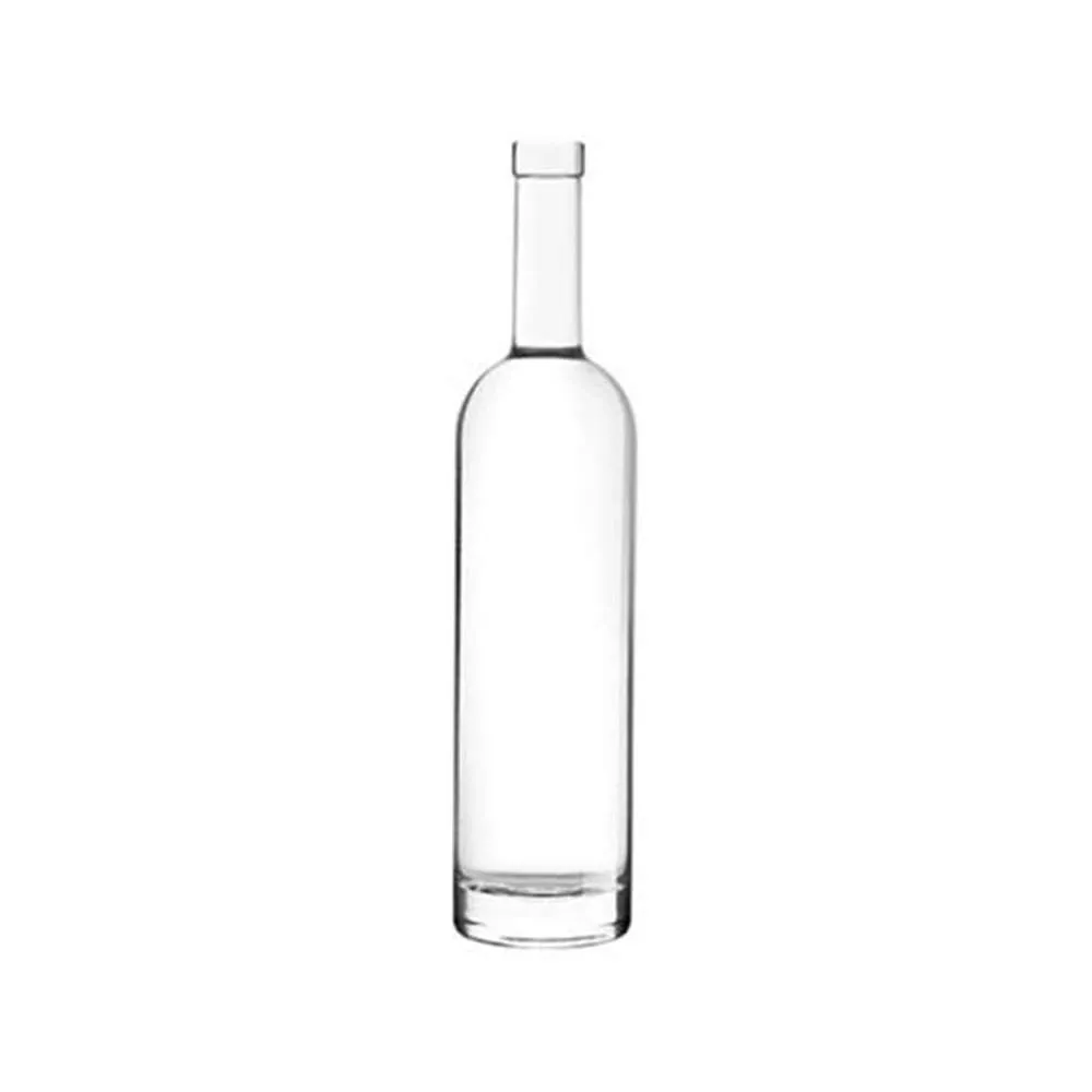 750 mL Round Heavyweight 18.5 mm Bar Top Colonial Spirits Bottle in extra flint glass